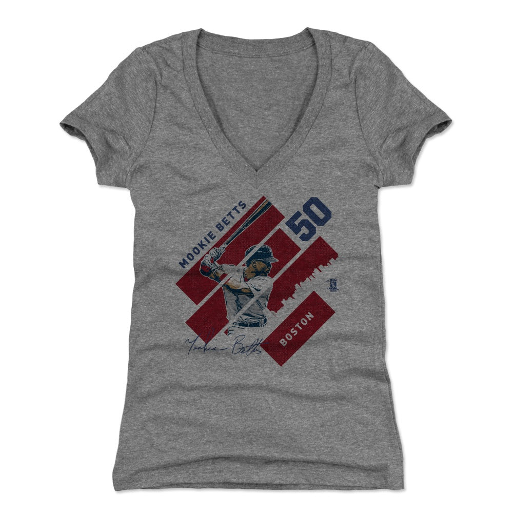 Mookie Betts Women&#39;s V-Neck T-Shirt | 500 LEVEL