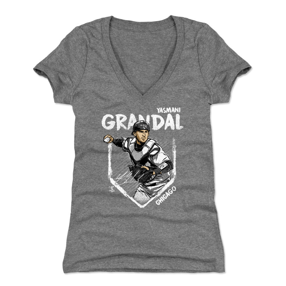 Yasmani Grandal Women&#39;s V-Neck T-Shirt | 500 LEVEL