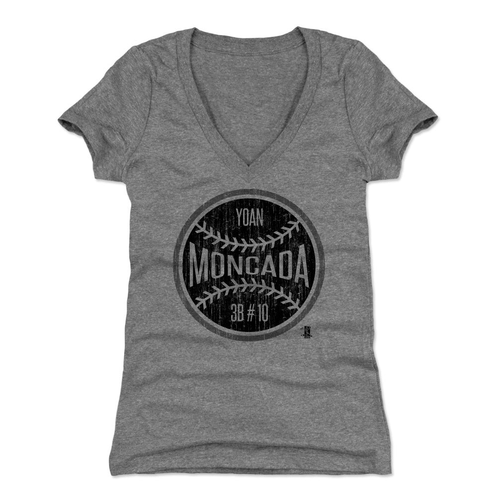 Yoan Moncada Women's V-Neck T-Shirt | 500 LEVEL
