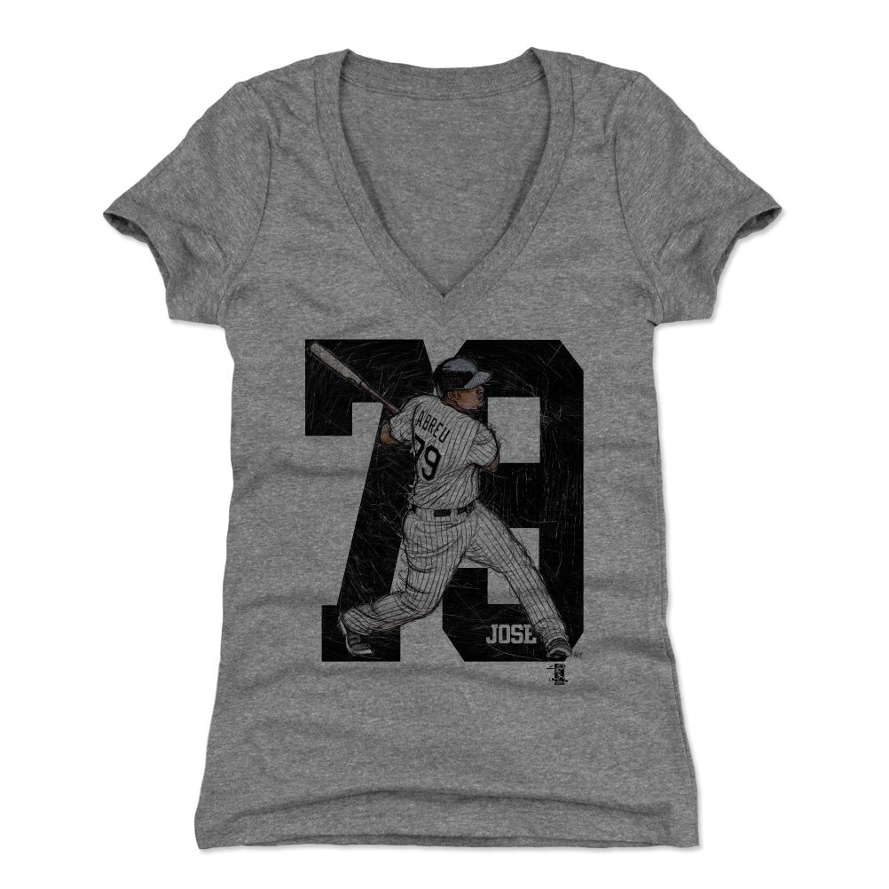 Jose Abreu Women's V-Neck T-Shirt | 500 LEVEL