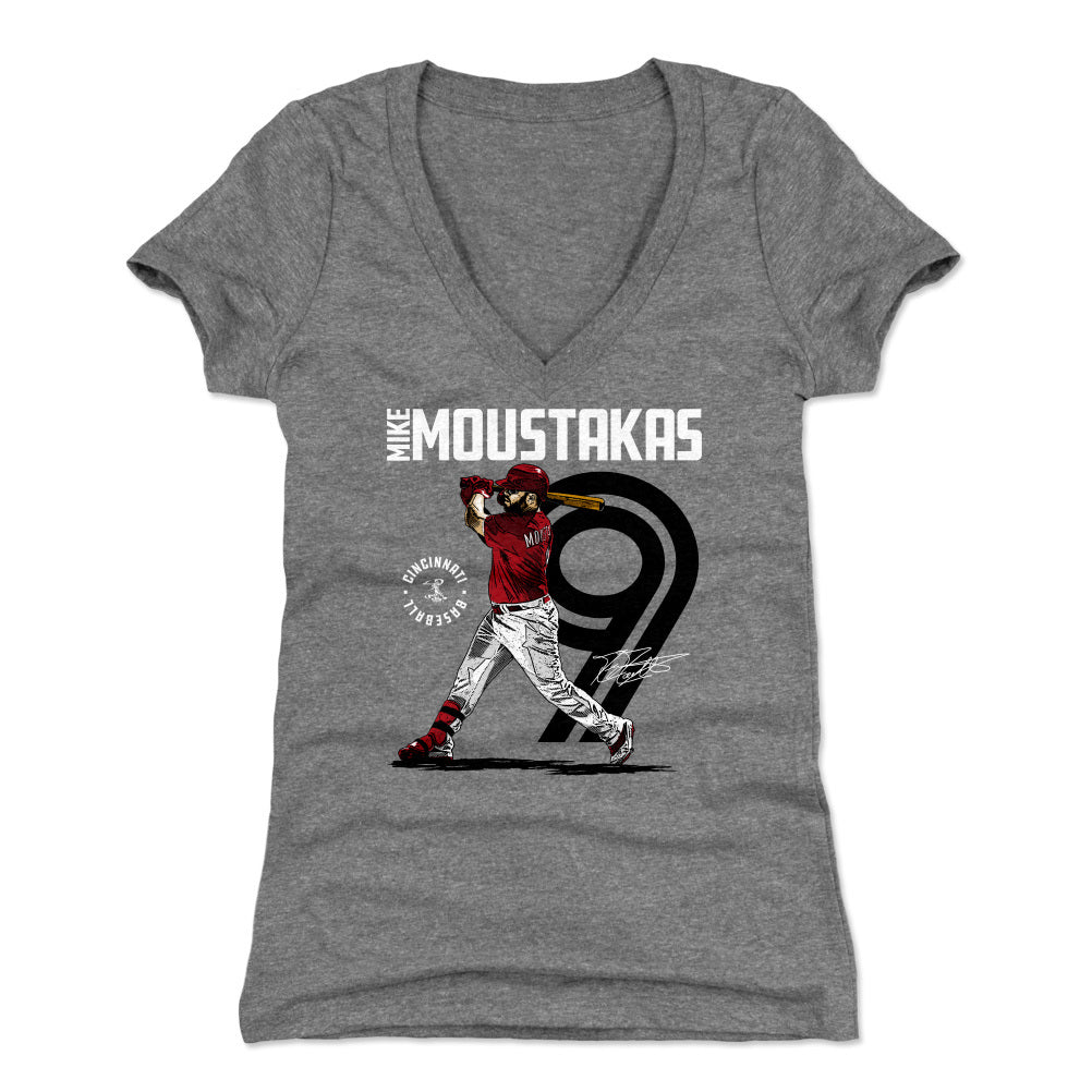 Mike Moustakas Women&#39;s V-Neck T-Shirt | 500 LEVEL