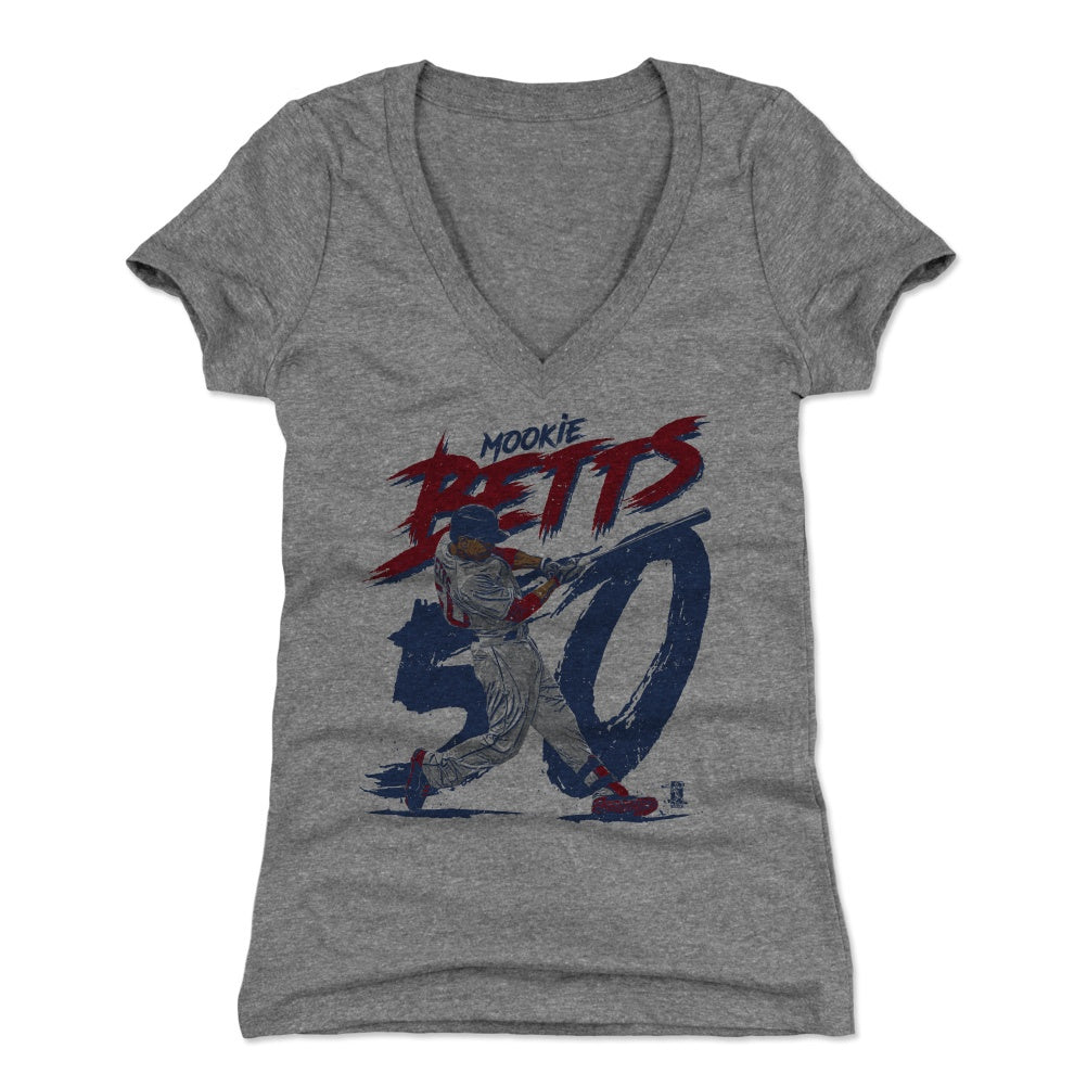 Mookie Betts Women&#39;s V-Neck T-Shirt | 500 LEVEL