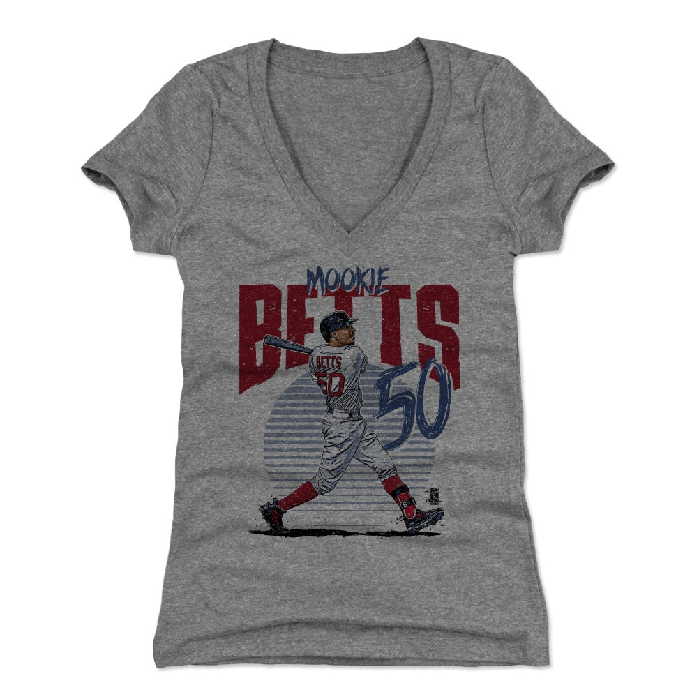 Mookie Betts Women's V-Neck T-Shirt | 500 LEVEL