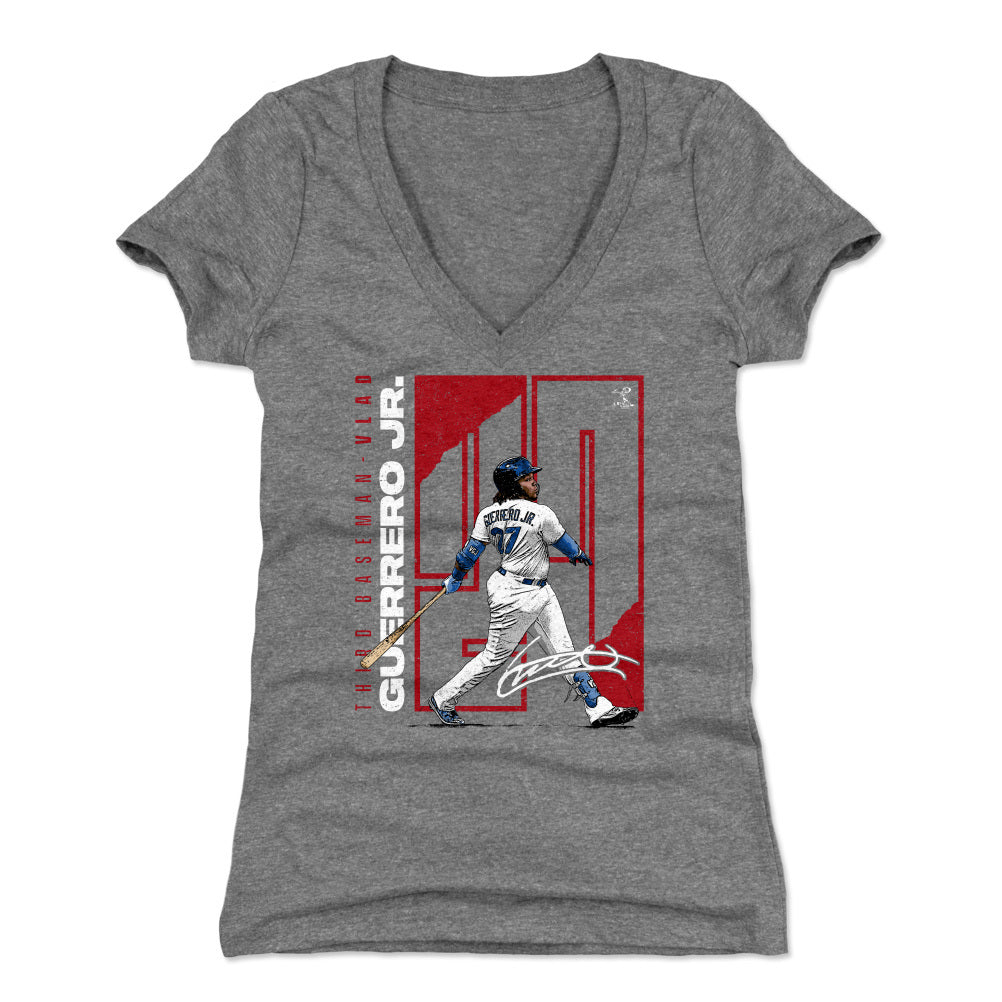 Vladimir Guerrero Jr. Women&#39;s V-Neck T-Shirt | 500 LEVEL