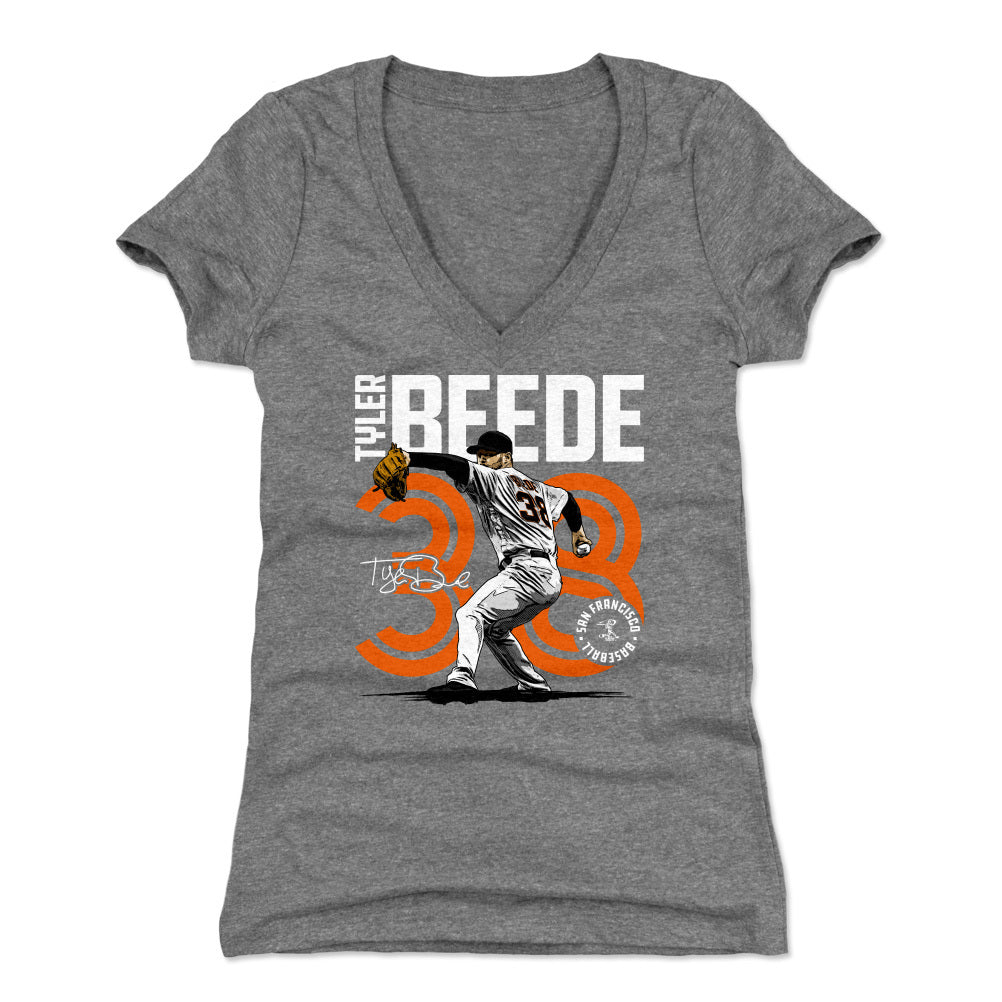 Tyler Beede Women's V-Neck T-Shirt | 500 LEVEL