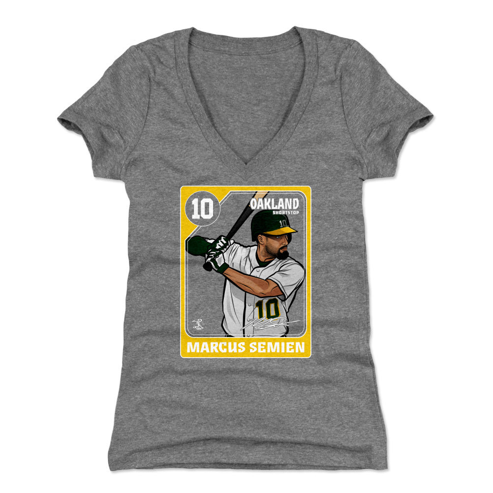 Marcus Semien Women&#39;s V-Neck T-Shirt | 500 LEVEL