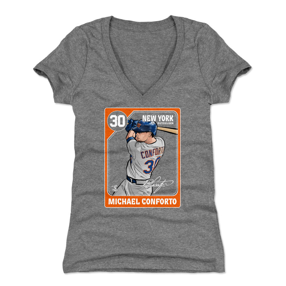 Michael Conforto Women&#39;s V-Neck T-Shirt | 500 LEVEL