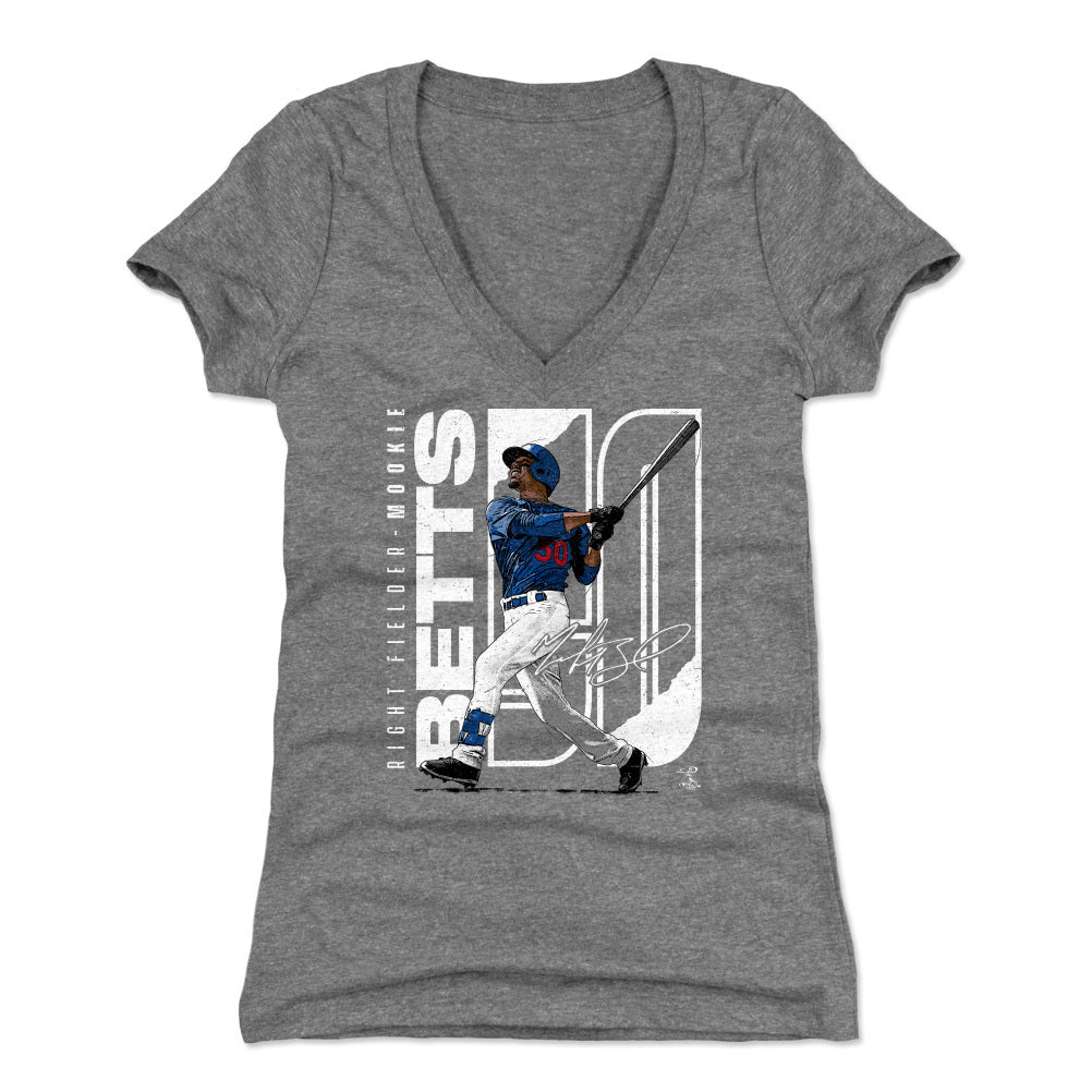 Mookie Betts Women&#39;s V-Neck T-Shirt | 500 LEVEL