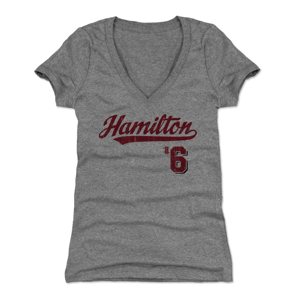 Billy Hamilton Women&#39;s V-Neck T-Shirt | 500 LEVEL