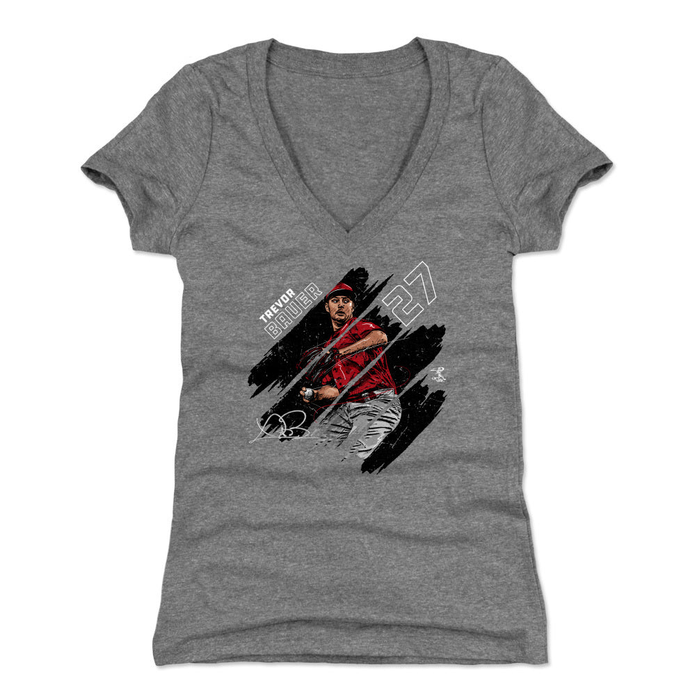 Trevor Bauer Women's V-Neck T-Shirt | 500 LEVEL