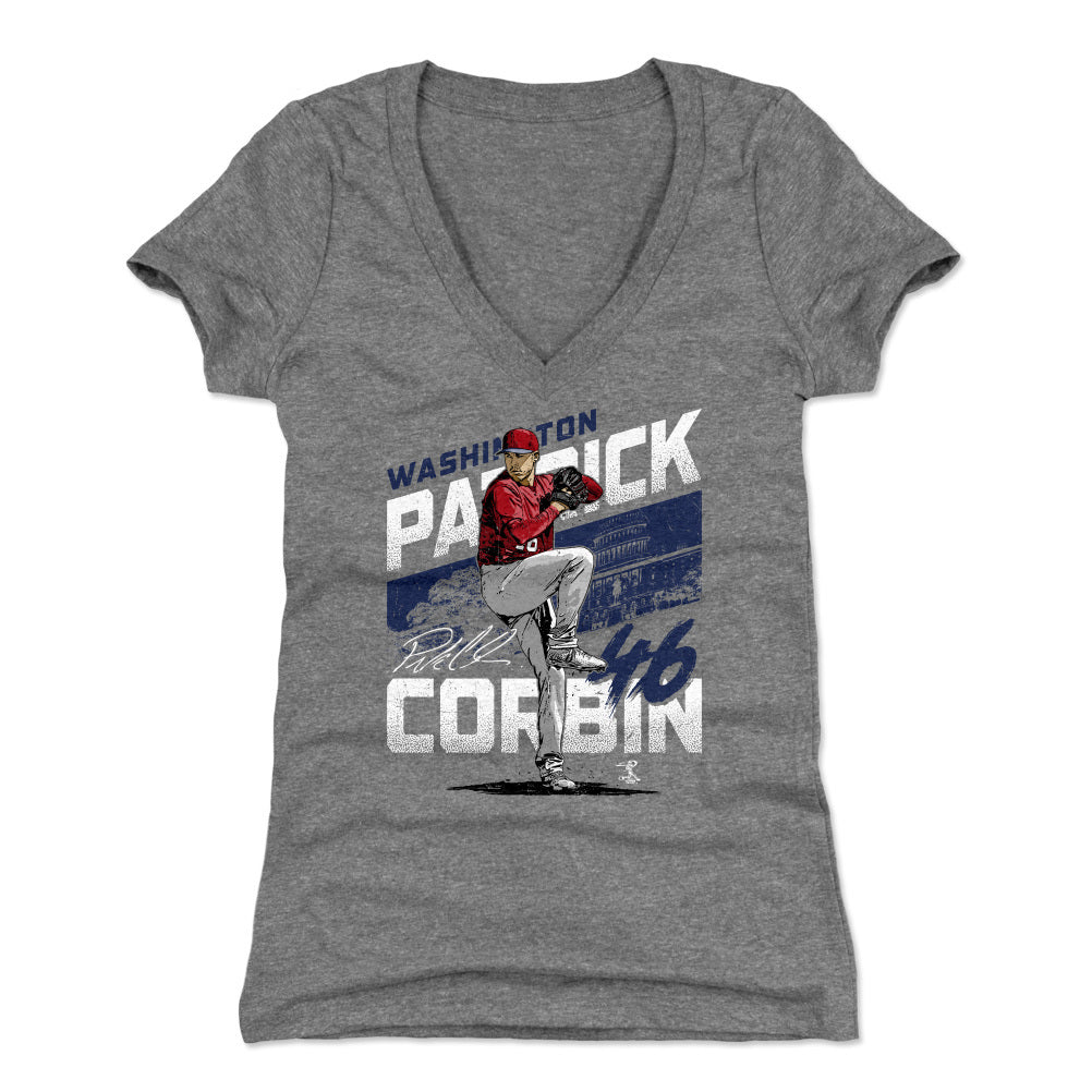 Patrick Corbin Women's V-Neck T-Shirt | 500 LEVEL