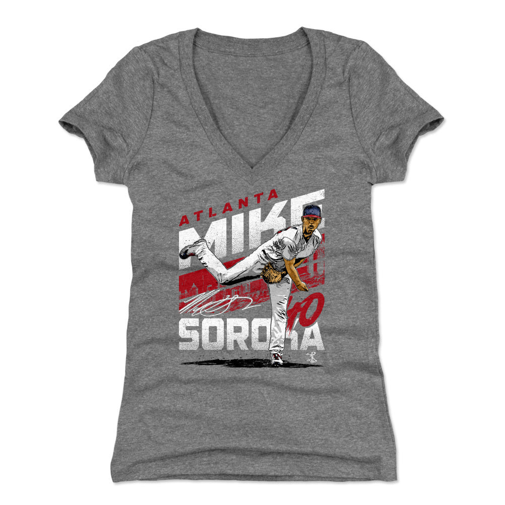 Mike Soroka Women's V-Neck T-Shirt | 500 LEVEL