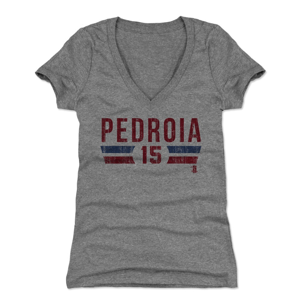 Dustin Pedroia Women&#39;s V-Neck T-Shirt | 500 LEVEL