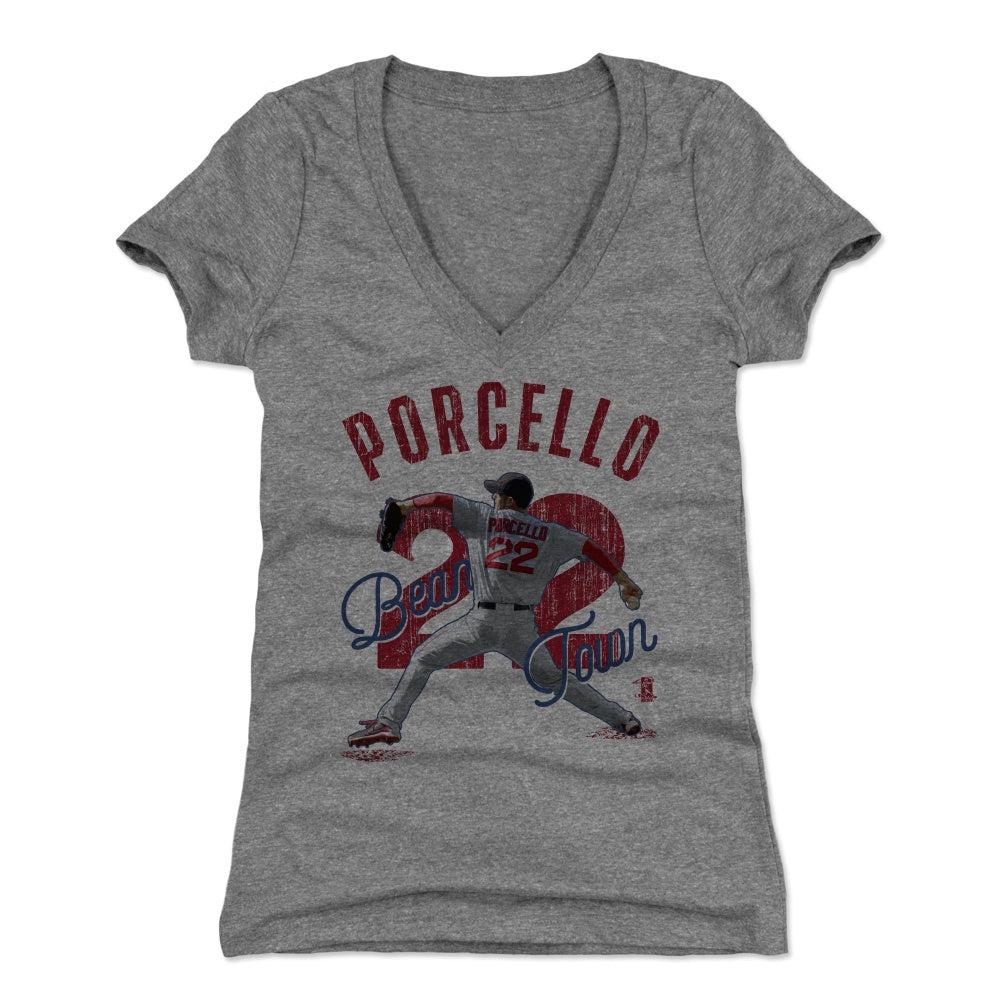 Rick Porcello Women&#39;s V-Neck T-Shirt | 500 LEVEL