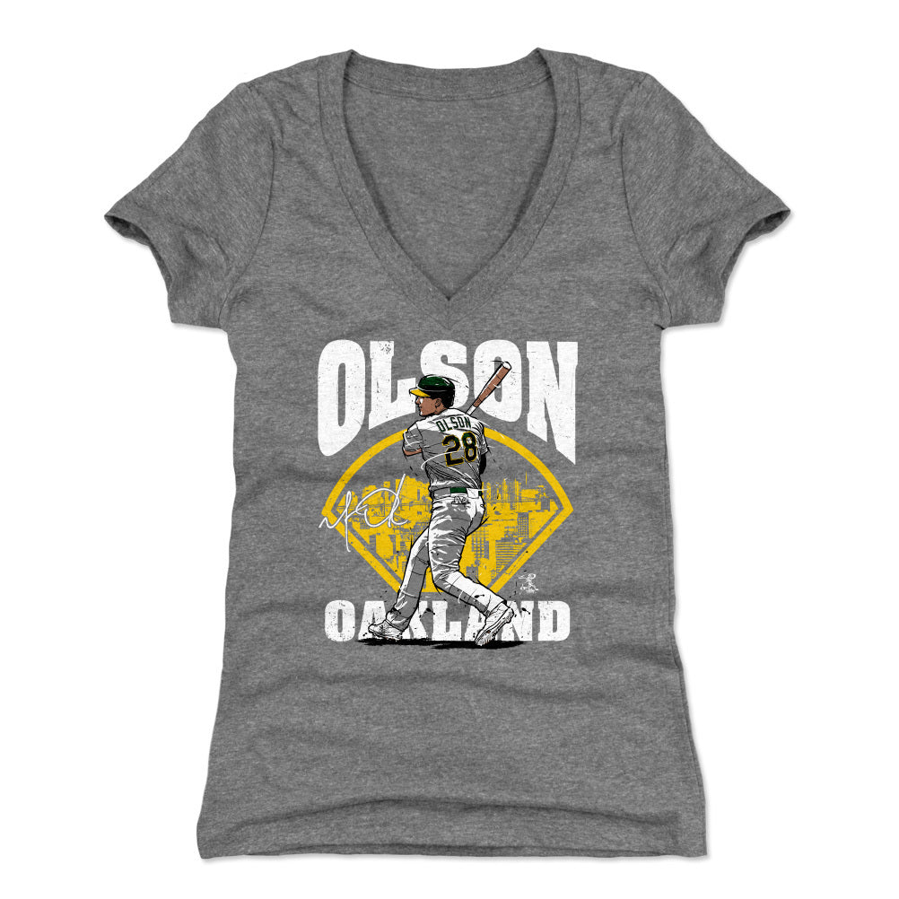Matt Olson Women&#39;s V-Neck T-Shirt | 500 LEVEL