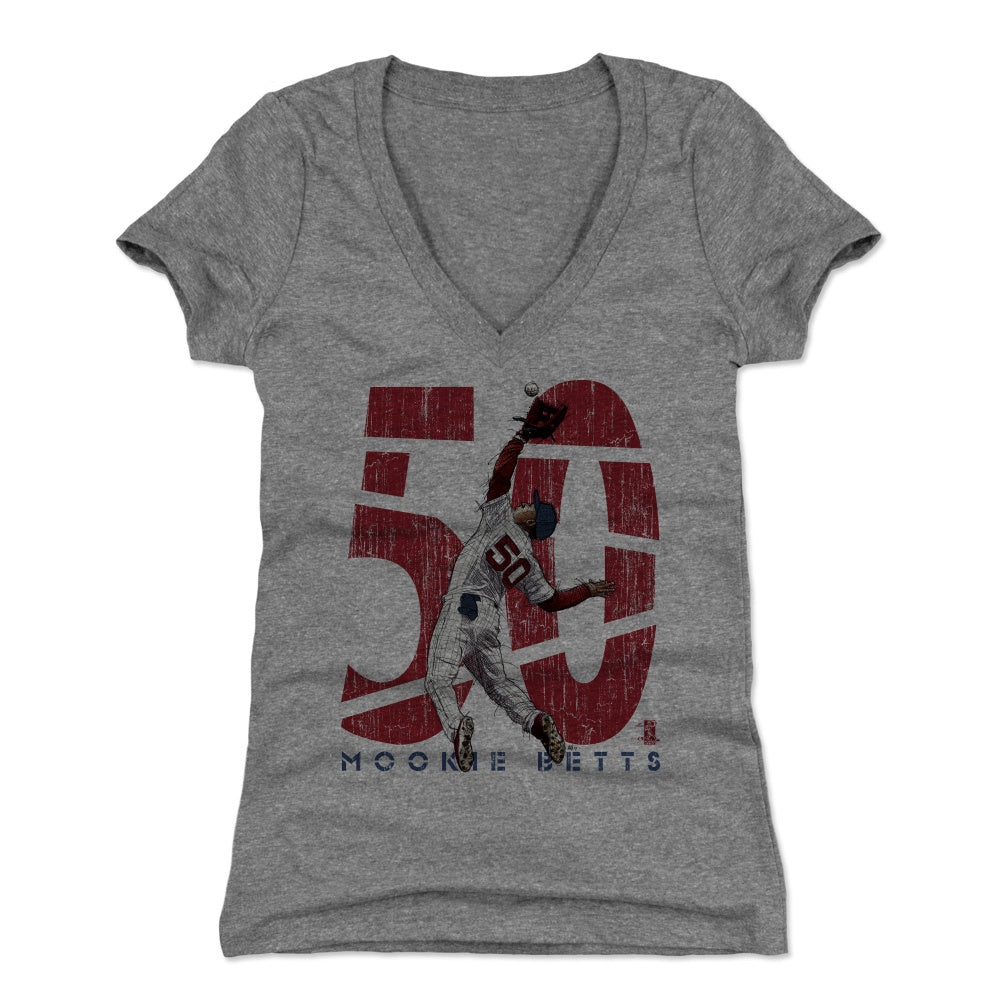 Mookie Betts Women&#39;s V-Neck T-Shirt | 500 LEVEL