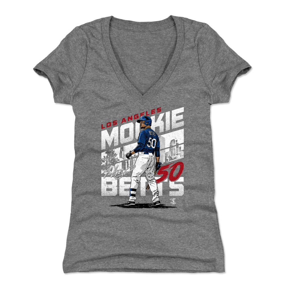 Mookie Betts Women's V-Neck T-Shirt | 500 LEVEL