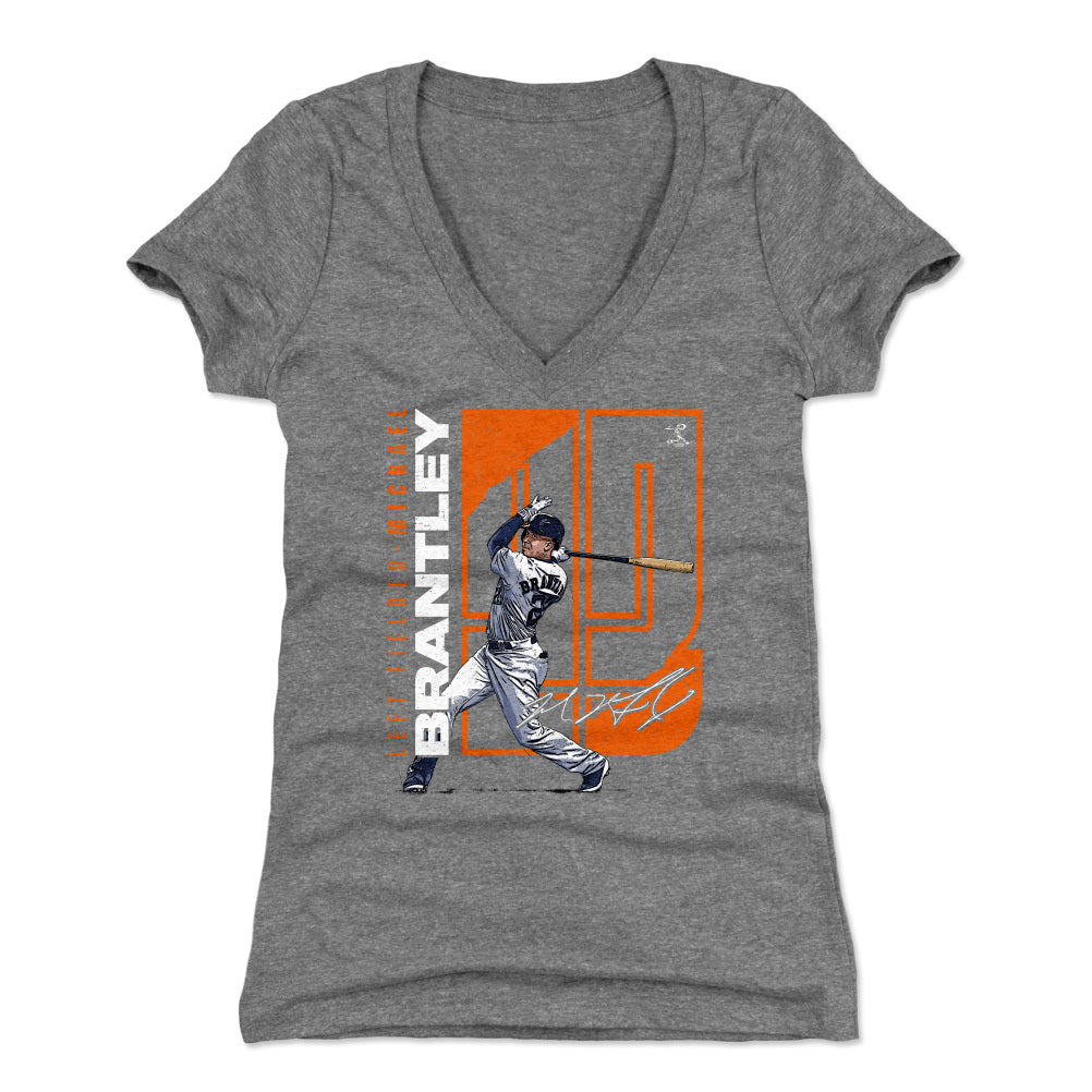 Michael Brantley Women's V-Neck T-Shirt | 500 LEVEL