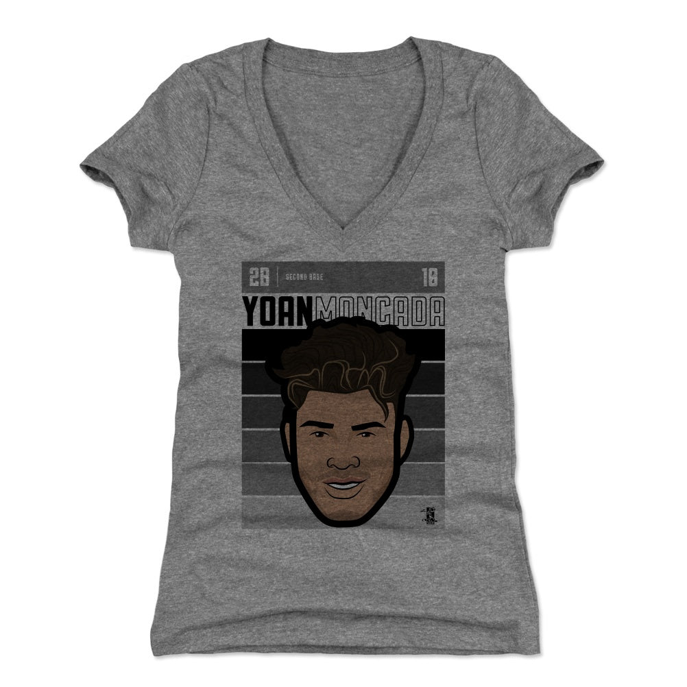 Yoan Moncada Women's V-Neck T-Shirt | 500 LEVEL