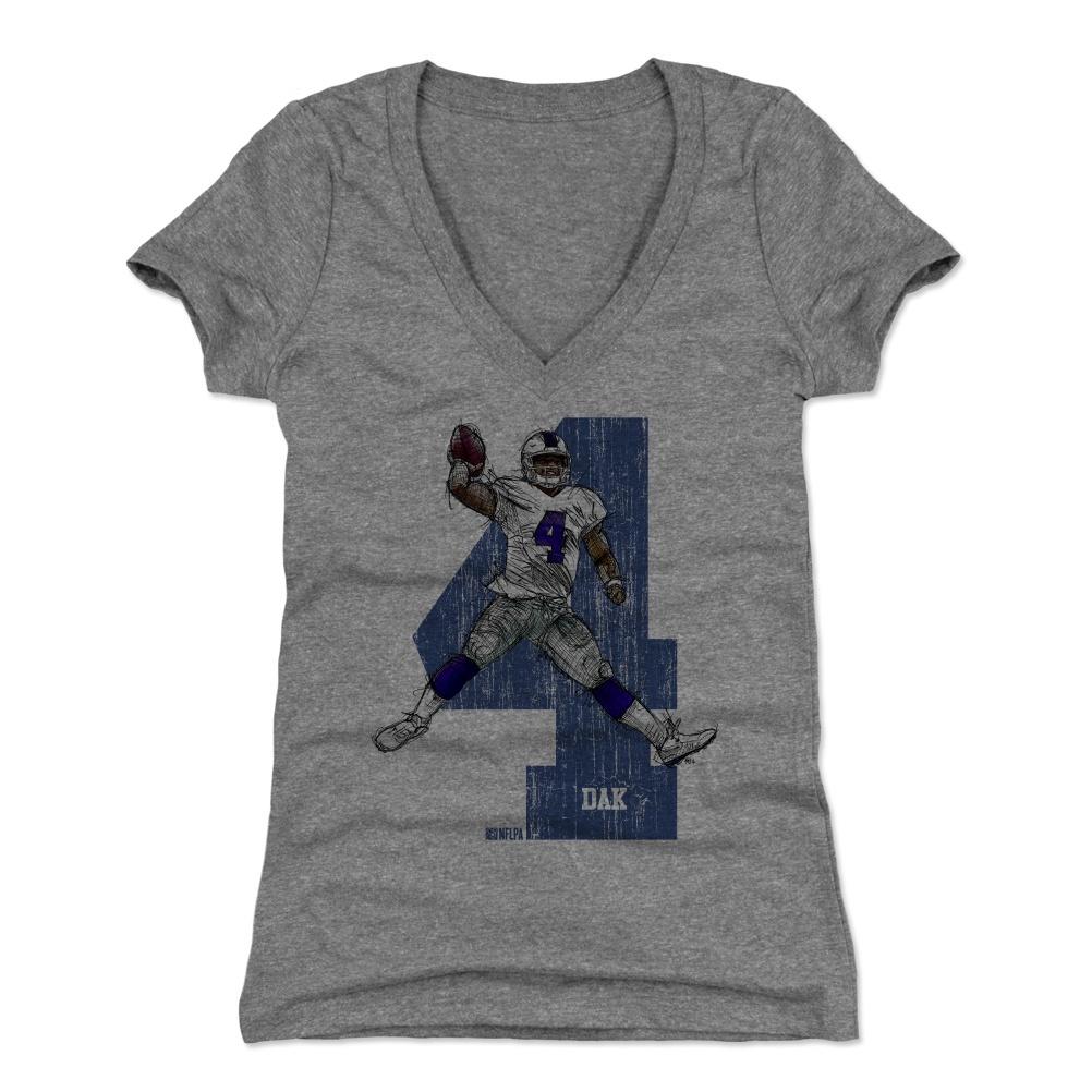 Dak Prescott Women&#39;s V-Neck T-Shirt | 500 LEVEL