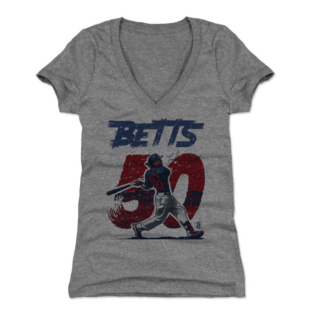 Mookie Betts Women&#39;s V-Neck T-Shirt | 500 LEVEL