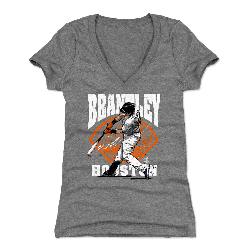 Michael Brantley Women&#39;s V-Neck T-Shirt | 500 LEVEL