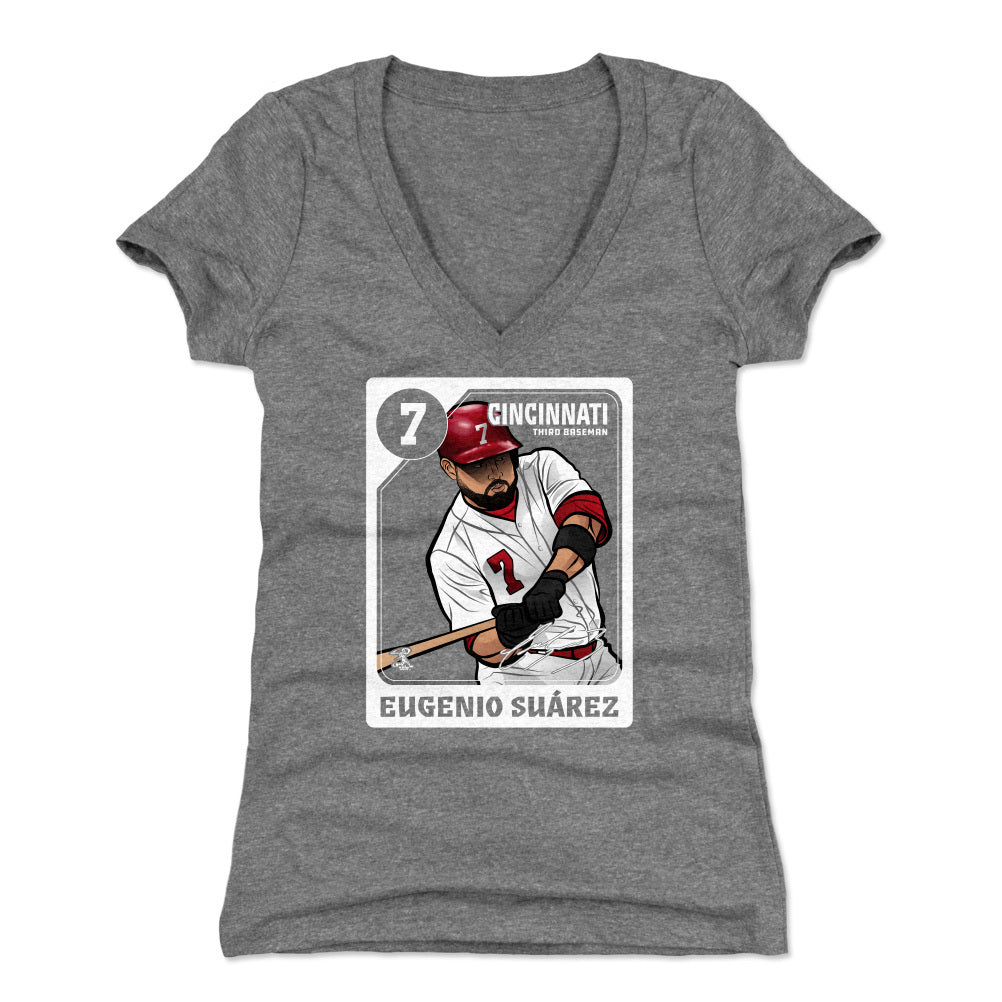Eugenio Suarez Women's V-Neck T-Shirt | 500 LEVEL