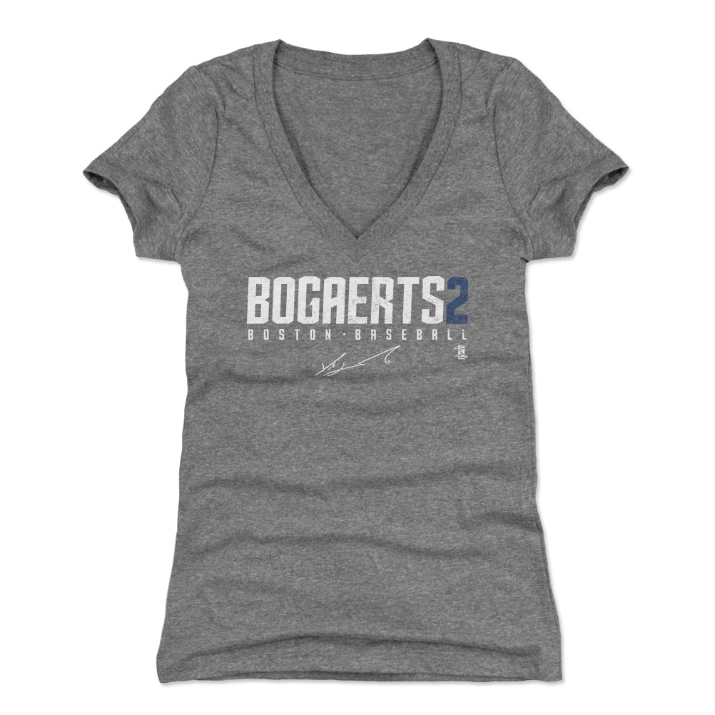 Xander Bogaerts Women's V-Neck T-Shirt | 500 LEVEL