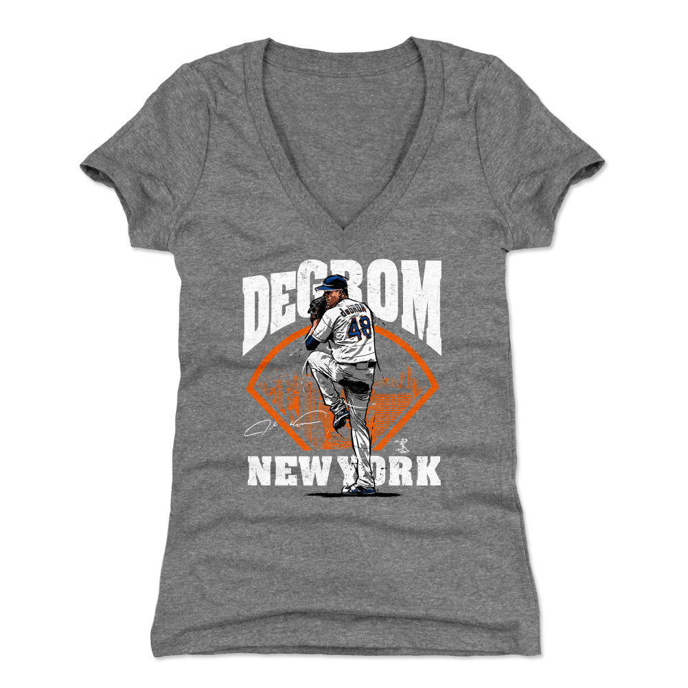 Jacob deGrom Women's V-Neck T-Shirt | 500 LEVEL