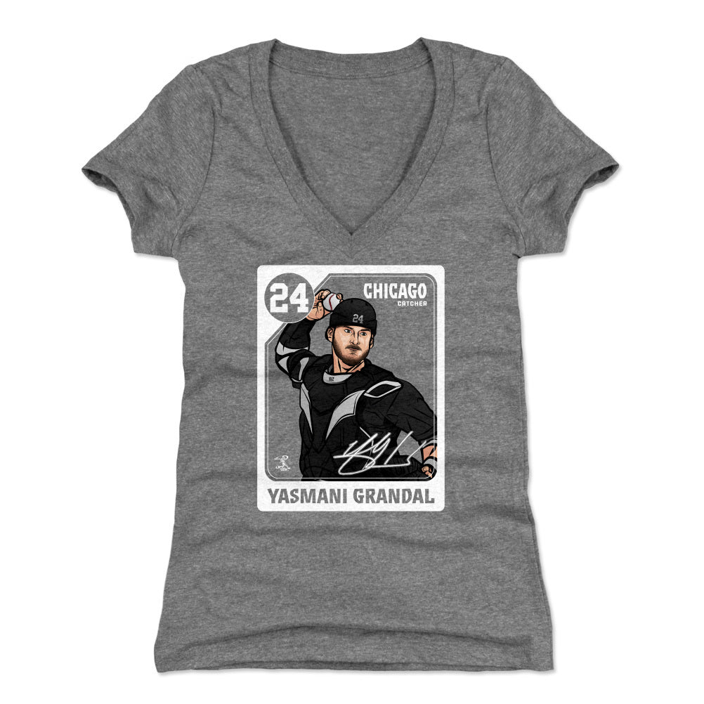 Yasmani Grandal Women&#39;s V-Neck T-Shirt | 500 LEVEL