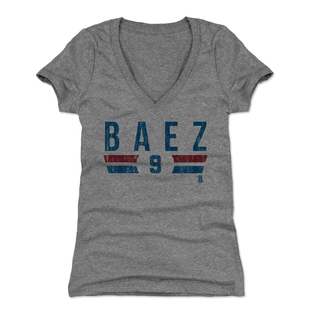 Javier Baez Women's V-Neck T-Shirt | 500 LEVEL
