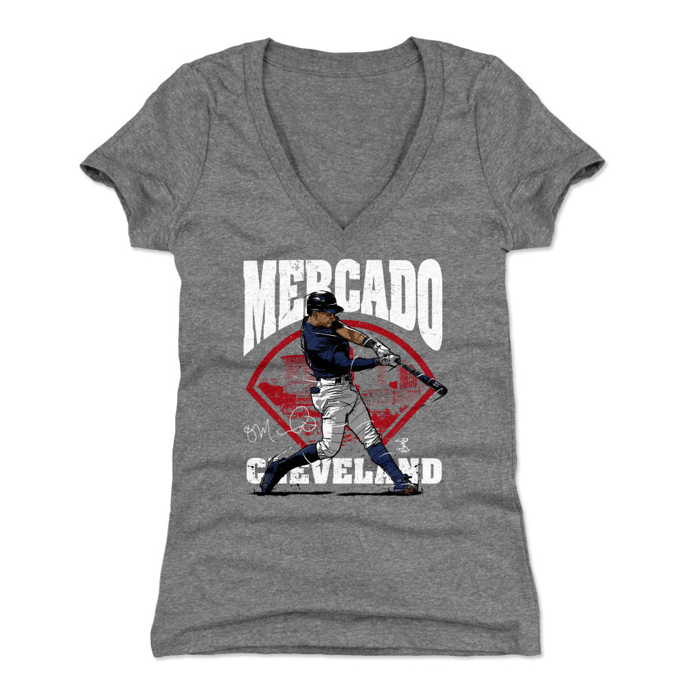Oscar Mercado Women's V-Neck T-Shirt | 500 LEVEL