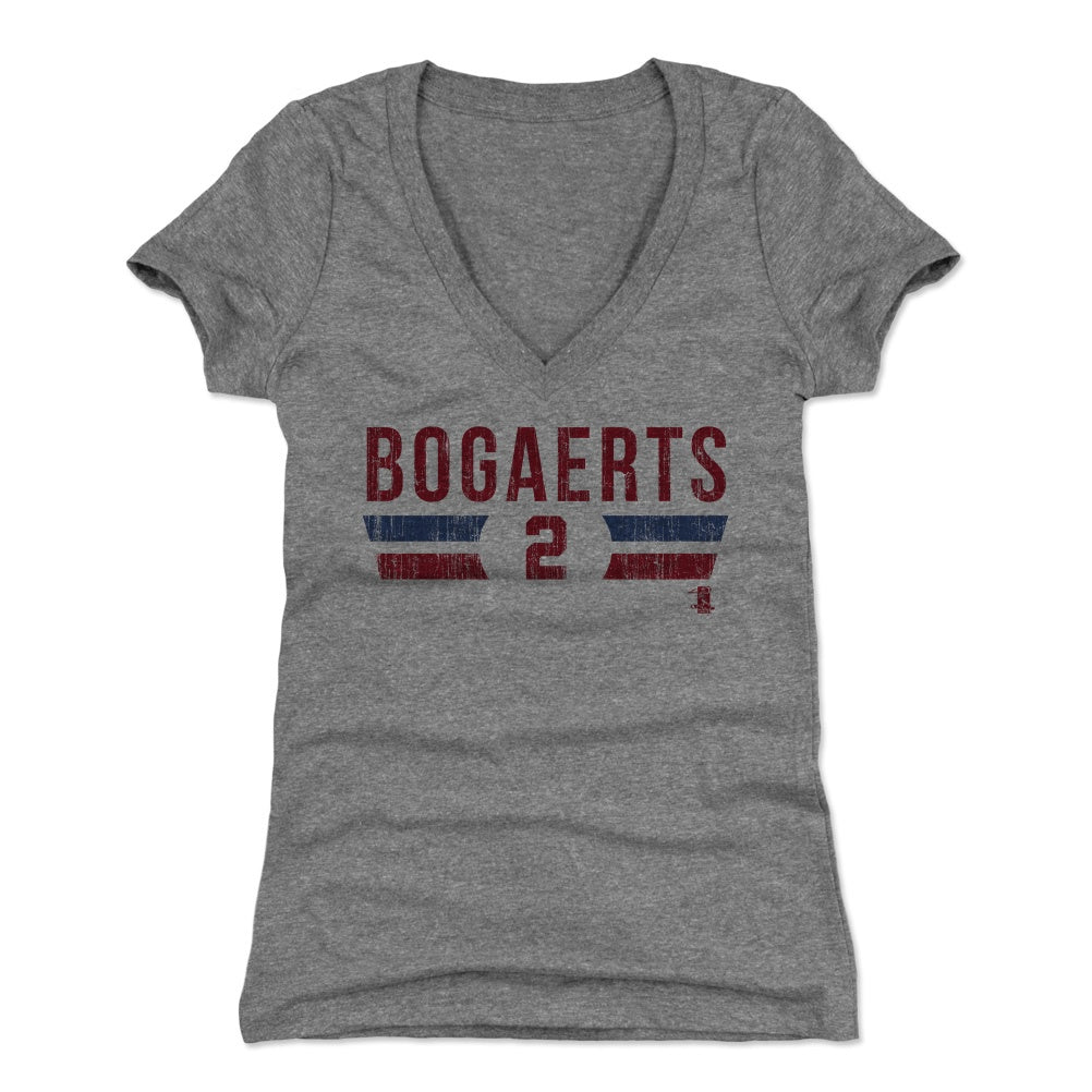 Xander Bogaerts Women&#39;s V-Neck T-Shirt | 500 LEVEL