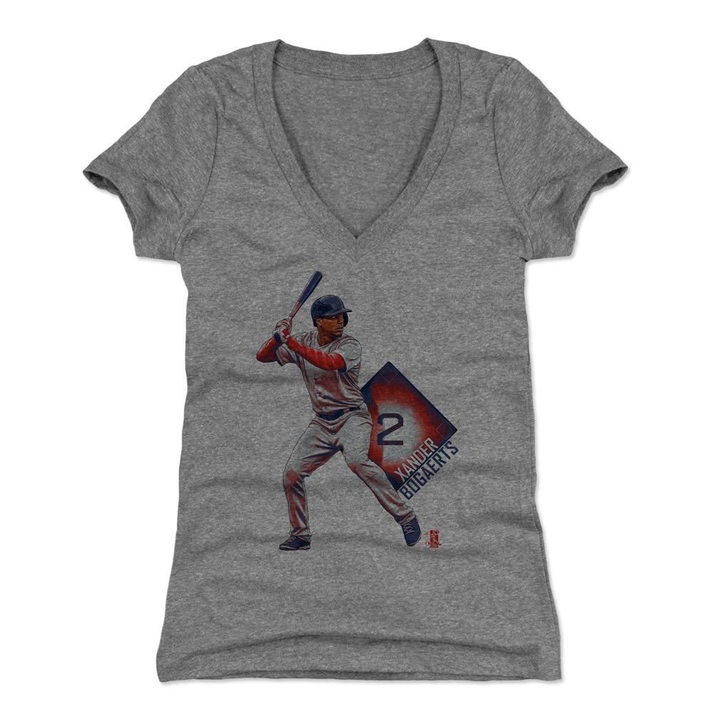 Xander Bogaerts Women's V-Neck T-Shirt | 500 LEVEL