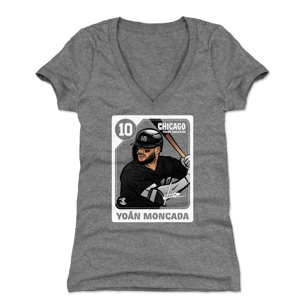 Yoan Moncada Women's V-Neck T-Shirt | 500 LEVEL