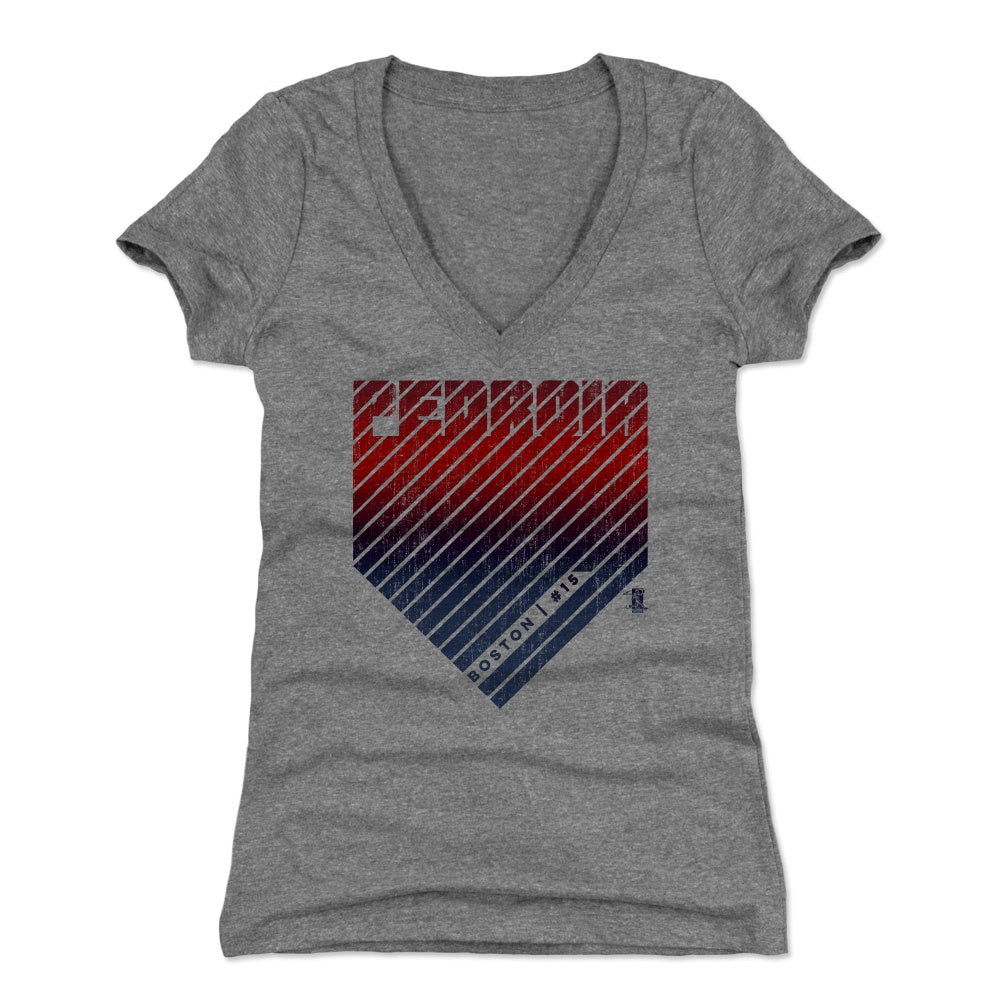 Dustin Pedroia Women's V-Neck T-Shirt | 500 LEVEL