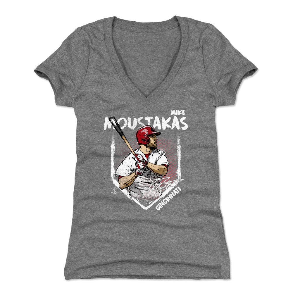 Mike Moustakas Women's V-Neck T-Shirt | 500 LEVEL