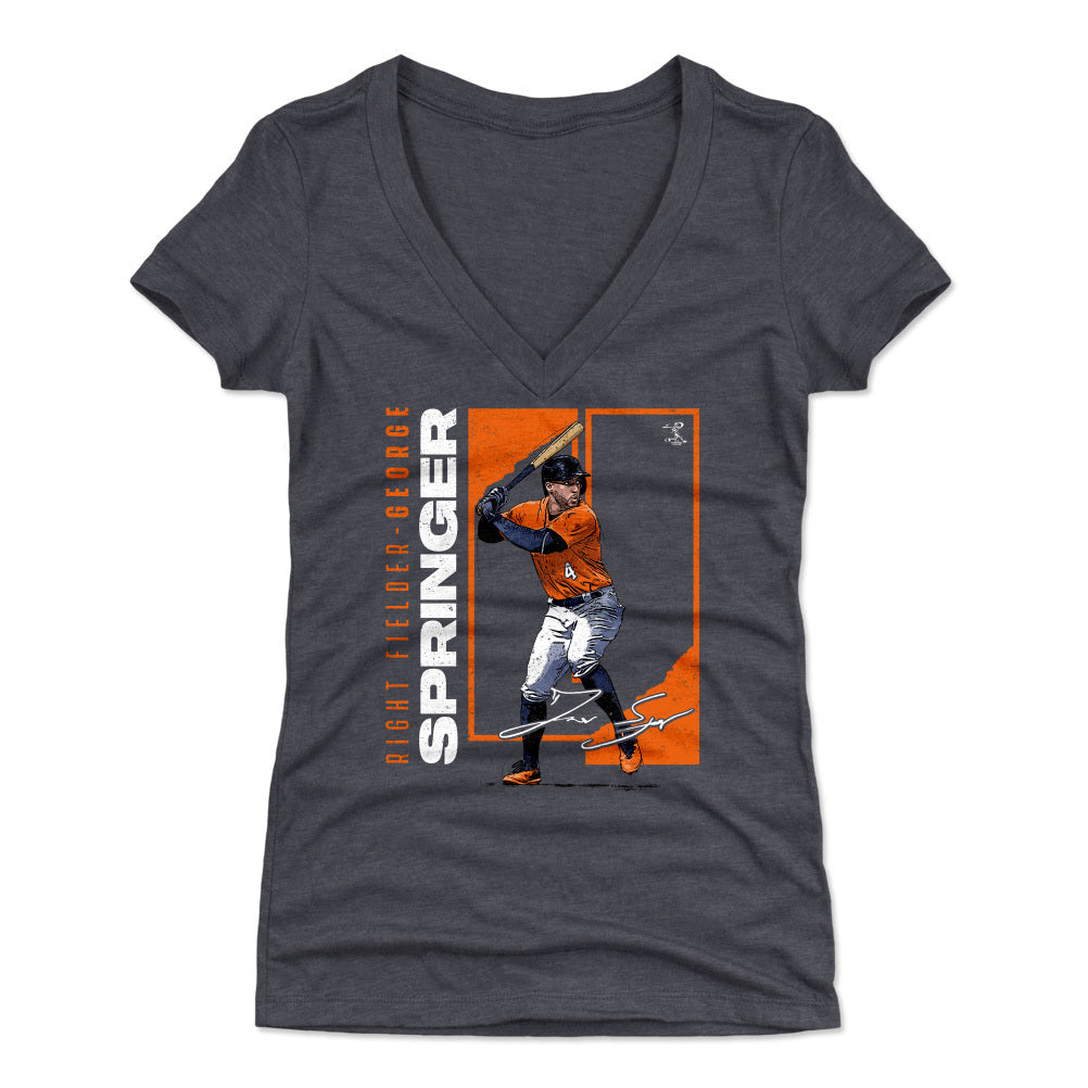 George Springer Women's V-Neck T-Shirt | 500 LEVEL