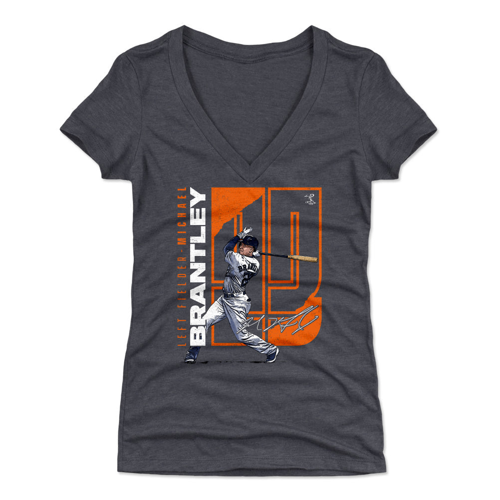 Michael Brantley Women&#39;s V-Neck T-Shirt | 500 LEVEL