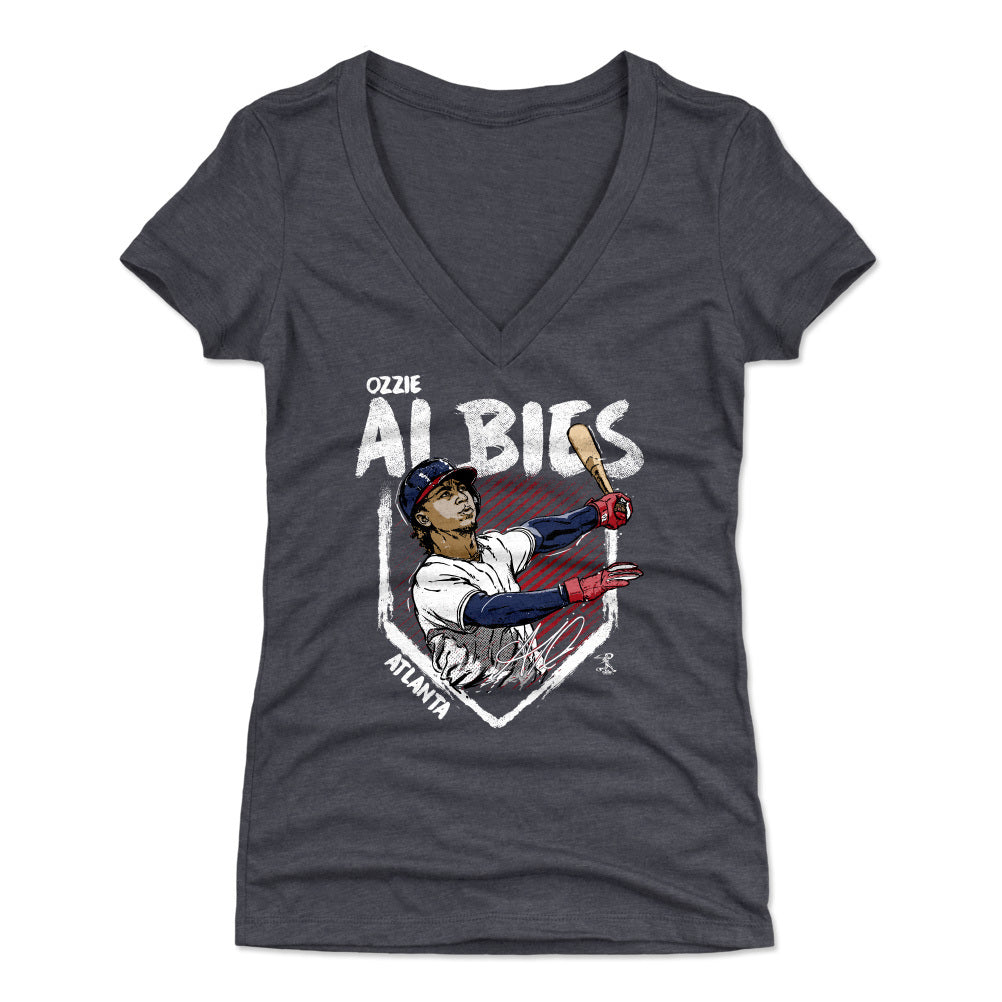 Ozzie Albies Women's V-Neck T-Shirt | 500 LEVEL