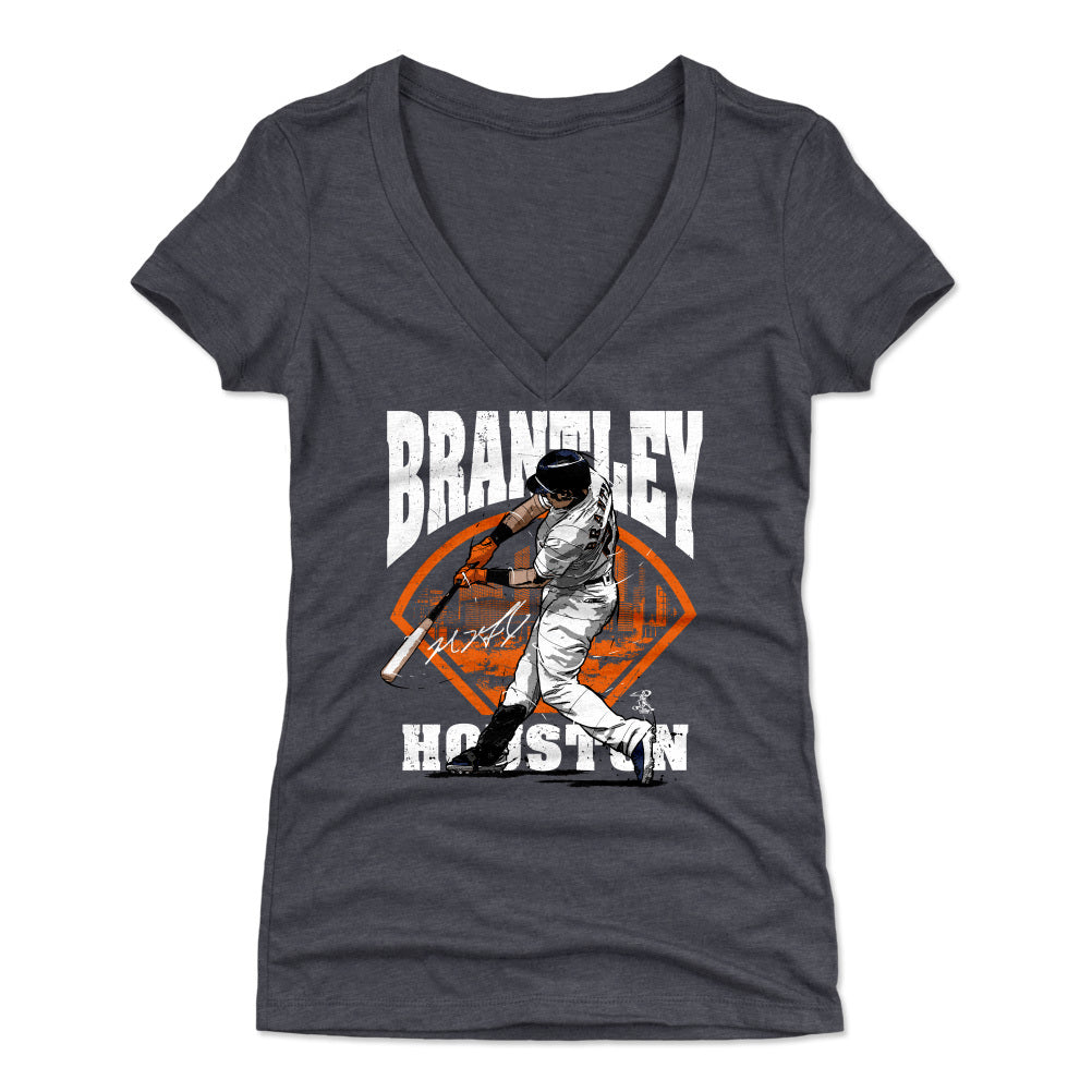 Michael Brantley Women's V-Neck T-Shirt | 500 LEVEL