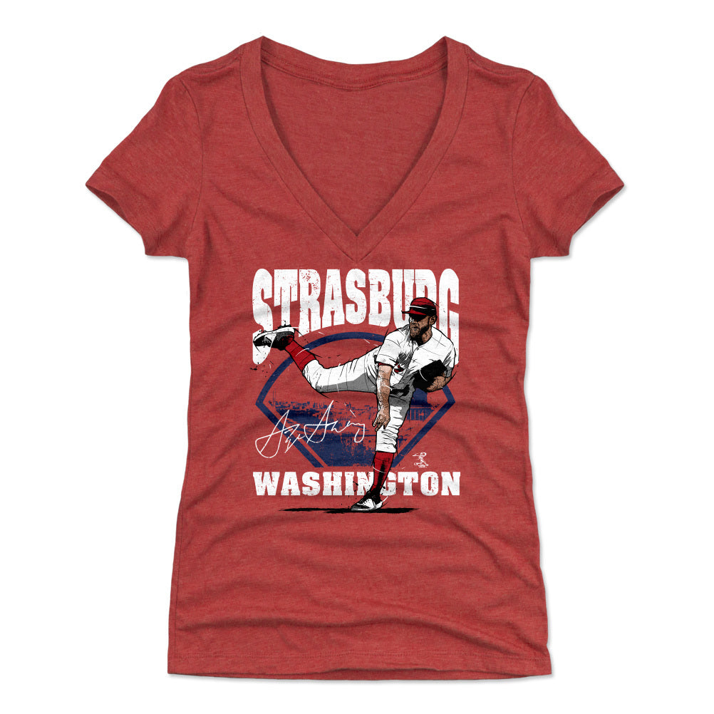 Stephen Strasburg Women&#39;s V-Neck T-Shirt | 500 LEVEL
