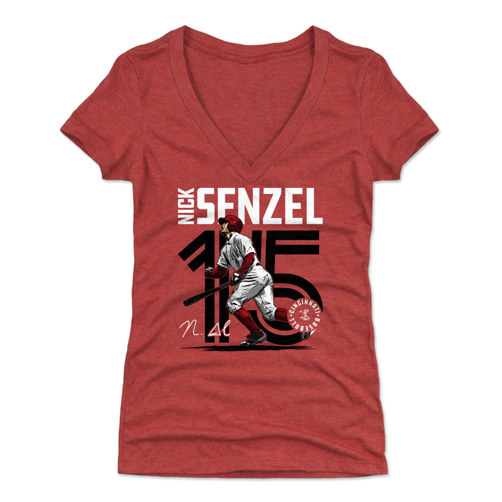 Nick Senzel Women&#39;s V-Neck T-Shirt | 500 LEVEL