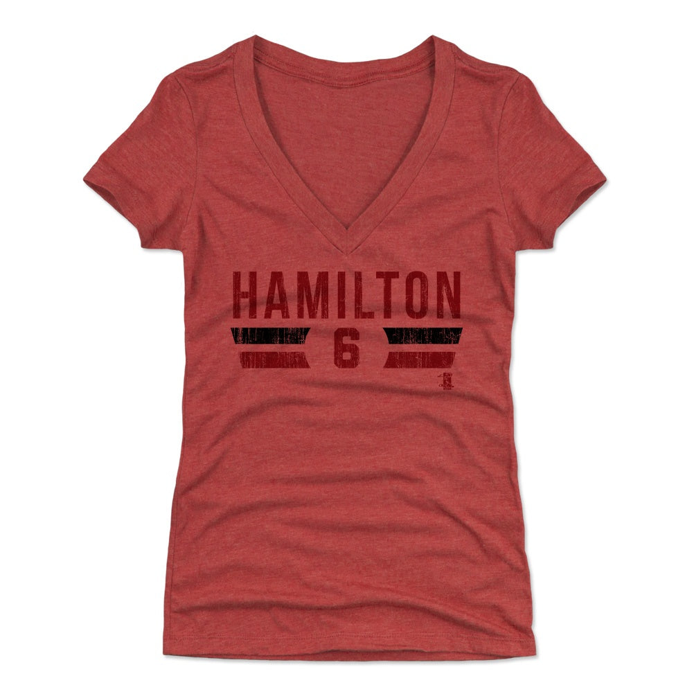 Billy Hamilton Women&#39;s V-Neck T-Shirt | 500 LEVEL