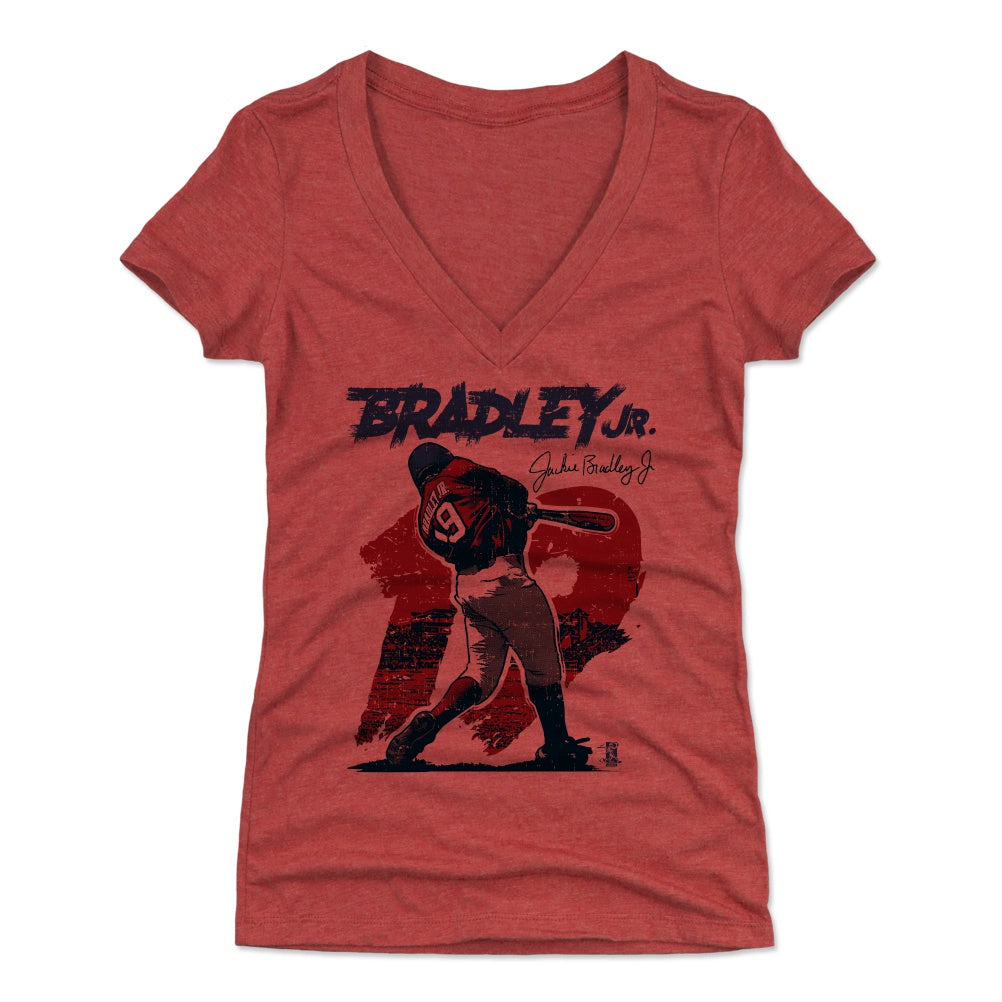 Jackie Bradley Jr. Women's V-Neck T-Shirt | 500 LEVEL