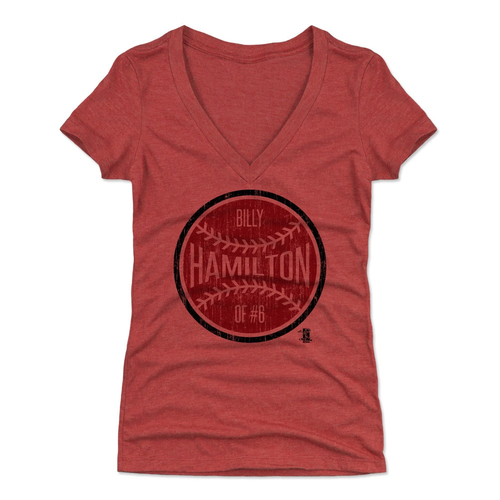 Billy Hamilton Women&#39;s V-Neck T-Shirt | 500 LEVEL