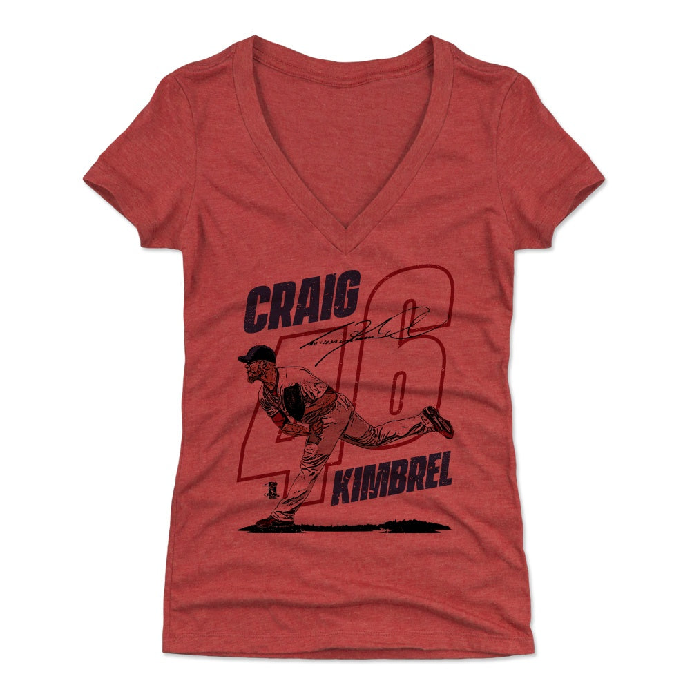 Craig Kimbrel Women&#39;s V-Neck T-Shirt | 500 LEVEL