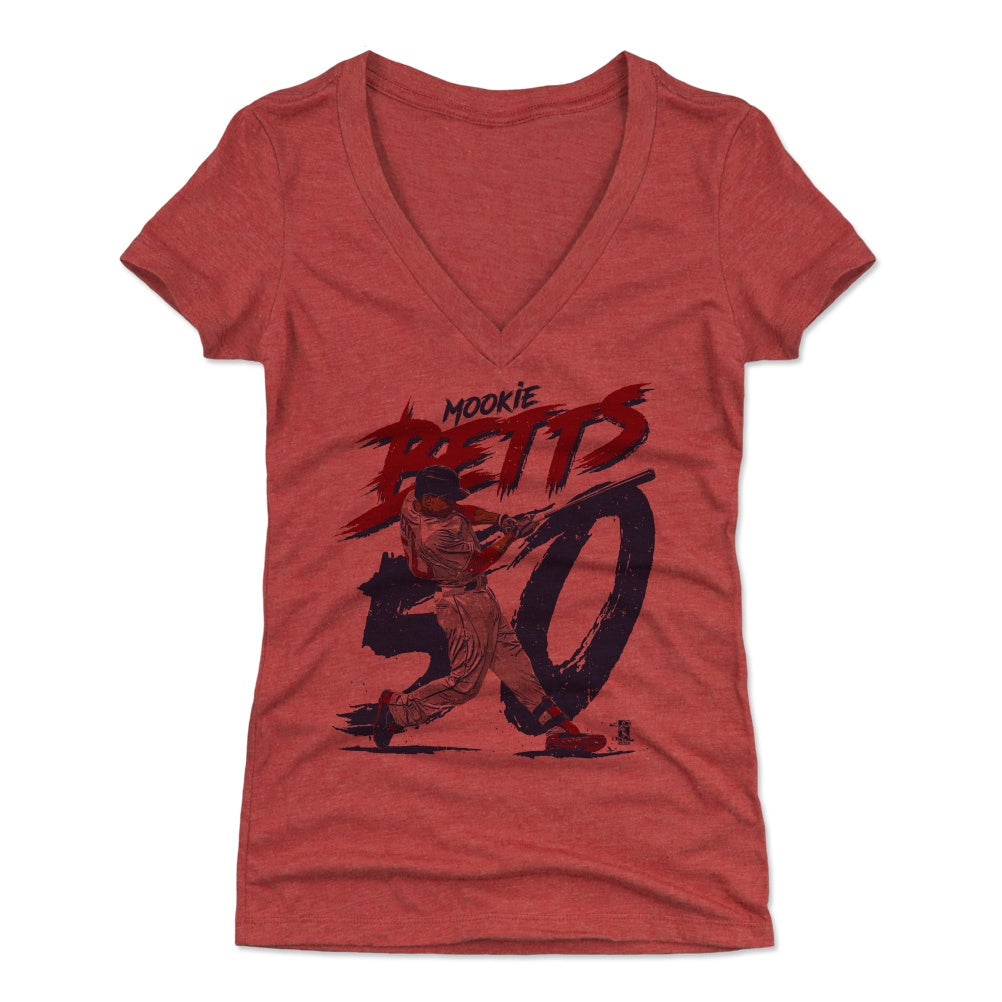 Mookie Betts Women&#39;s V-Neck T-Shirt | 500 LEVEL