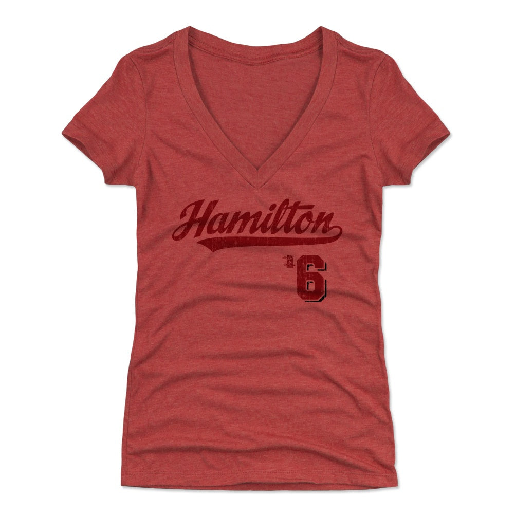 Billy Hamilton Women's V-Neck T-Shirt | 500 LEVEL