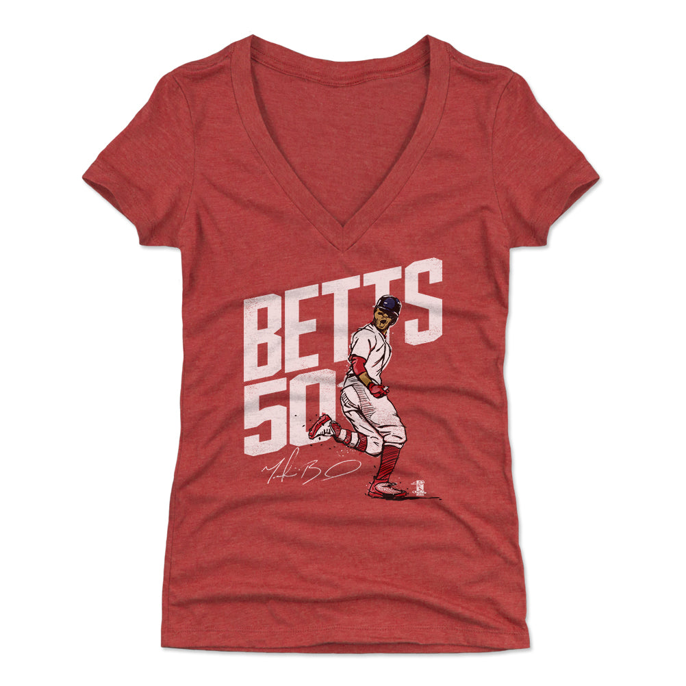 Mookie Betts Women's V-Neck T-Shirt | 500 LEVEL